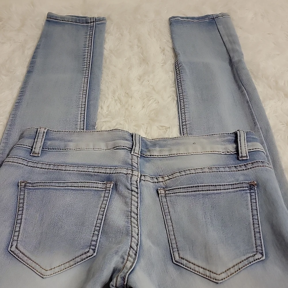 𝅺RUE 21 low rise jegging freedom flex denim jeans size 3/4 regular - Picture 5 of 11